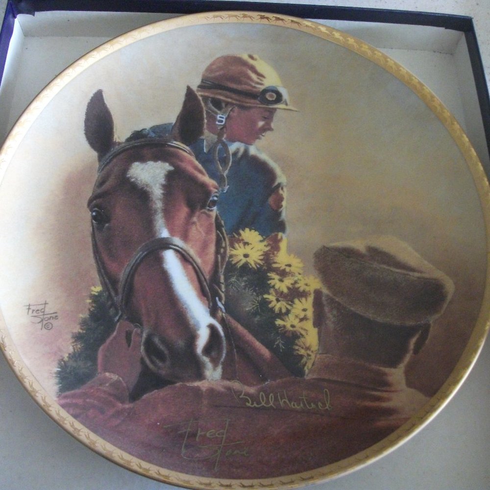 Fred Stone Gold Signature Edition Northern Dancer Collectors Plate